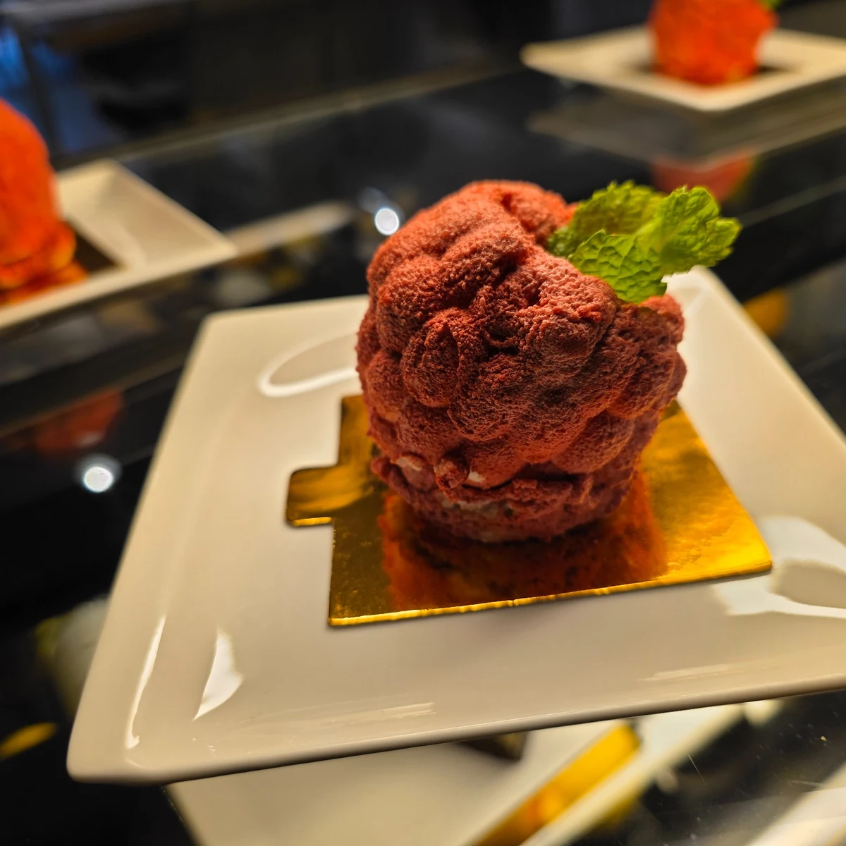 Monoporcja deserowa w restauracji Le Vert we Wrocławiu